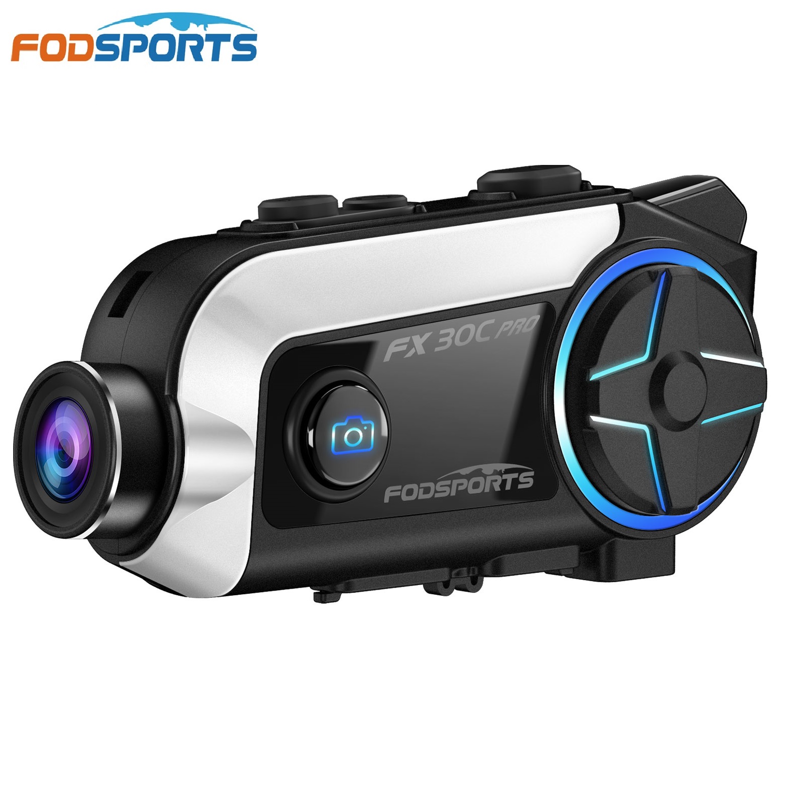 Universal Motorcycle Helmet Intercom Headset - Interkom motocyklowy Fodsports FX30C PRO Bluetooth,