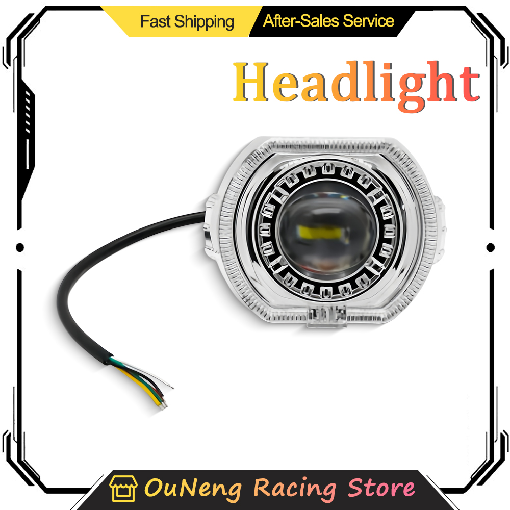 Universal Motorcycle Led Headlight Projector - 2.5-calowy LED Reflektor Motocyklowy z Soczewką