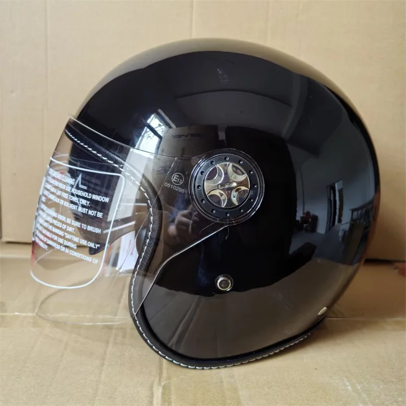 Kask motocyklowy vintage TT&CO – Vintage Open Face Retro Helmet recenzja i cena