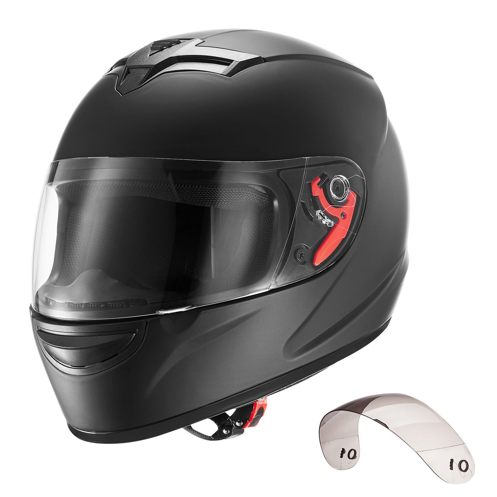 Kask motocyklowy, integralny,  – Dual Visor Motorcycle Racing Helmet recenzja i cena