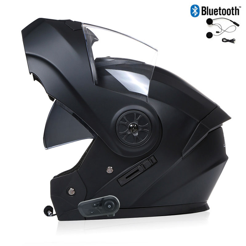 Męskie kaski motocyklowe Bluet – Full Face Motorcycle Helmet With Bluetooth recenzja i cena