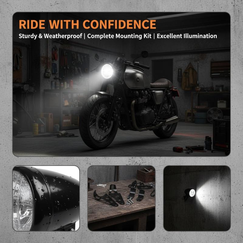 Uniwersalny 7-calowy reflektor – Riding Gear recenzja i cena
