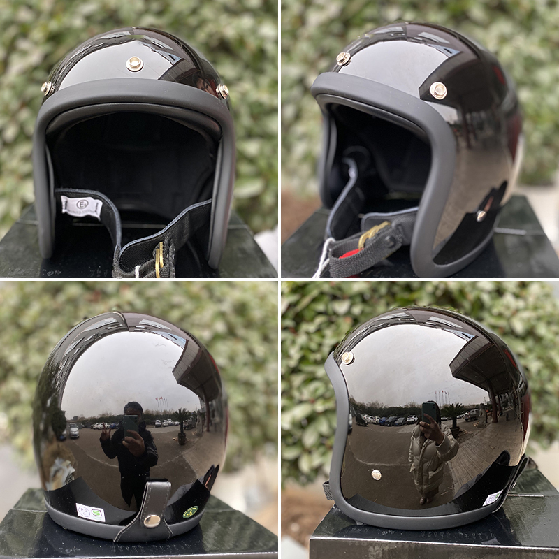 Kask motocyklowy TT&COCASCOS J – Vintage Open Face Retro Helmet recenzja i cena