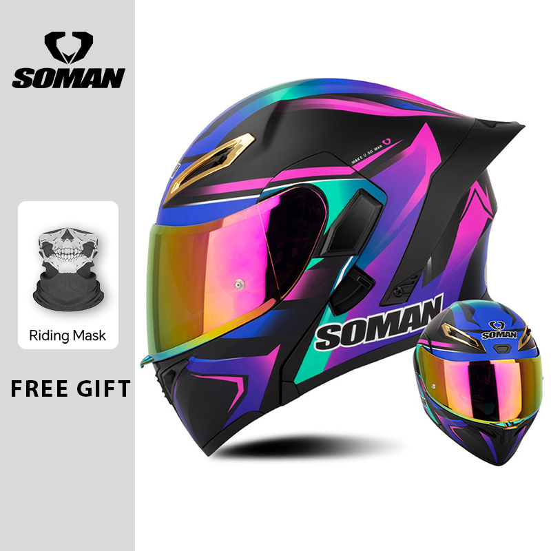 Kask motocyklowy unisex z podw – Modular Flip Up Motorcycle Helmet Dot Approved recenzja i cena