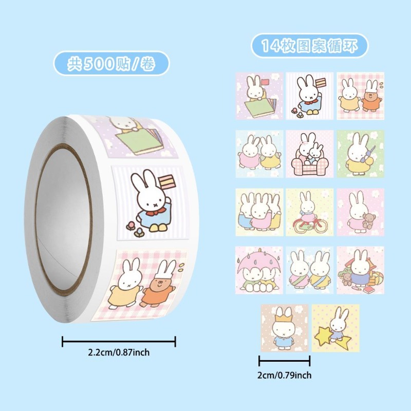 Naklejki Miffy w rolce, 500 sz – Atv Parts recenzja i cena
