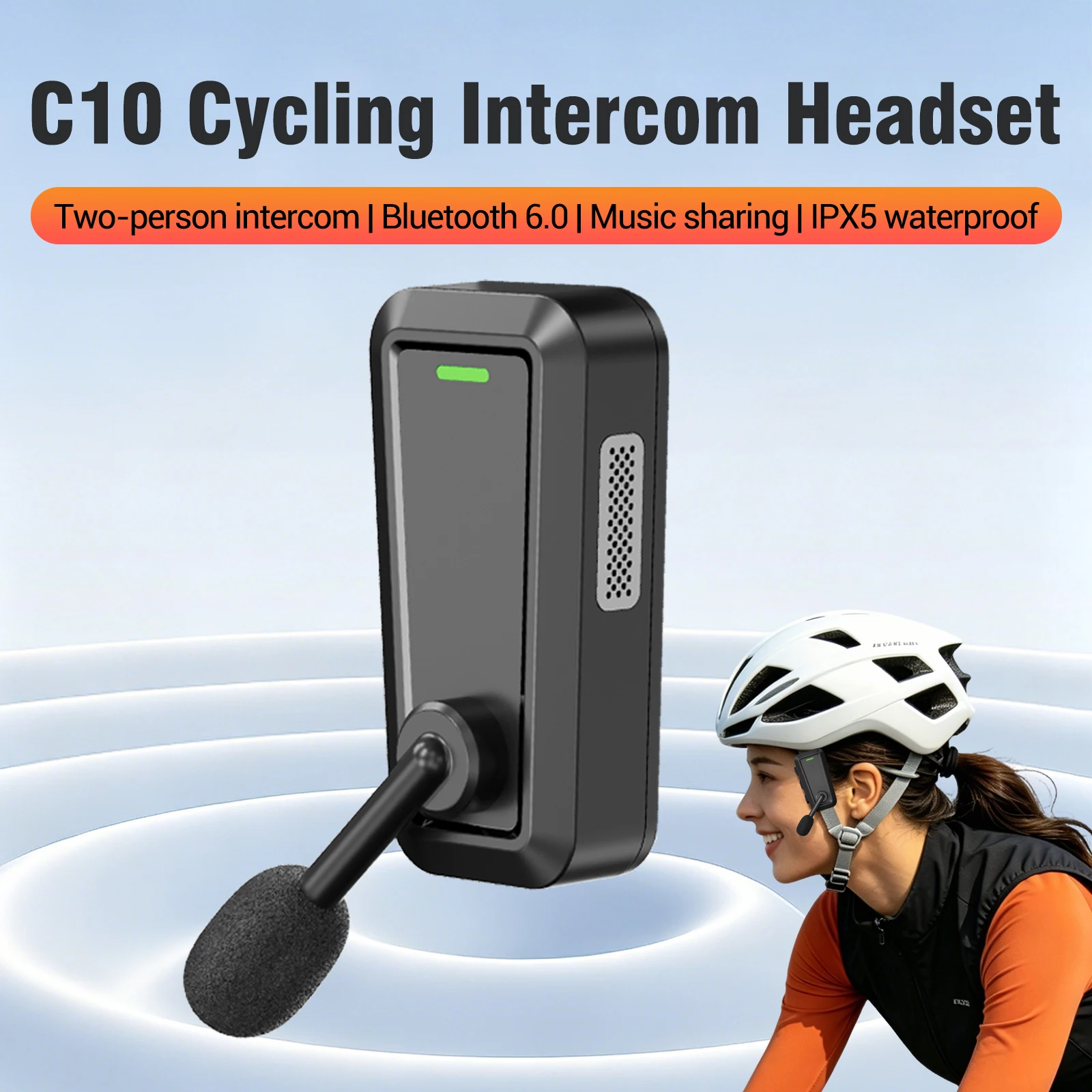 1/2 SZT. Interkom do kasku C10 – Universal Motorcycle Helmet Intercom Headset recenzja i cena