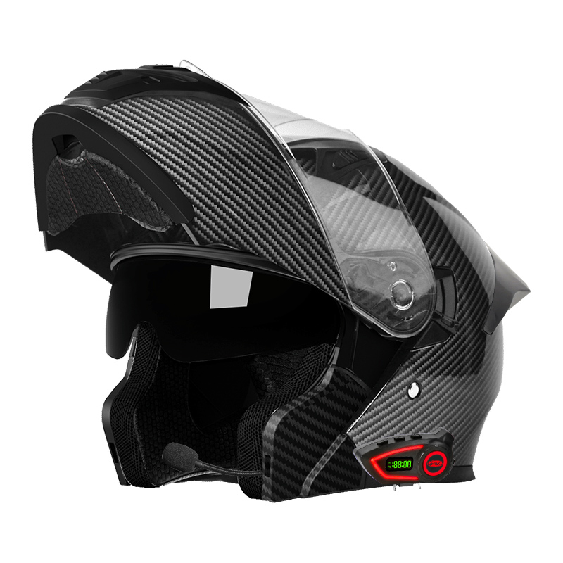Kaski motocyklowe z materiału  – Modular Flip Up Motorcycle Helmet Dot Approved recenzja i cena
